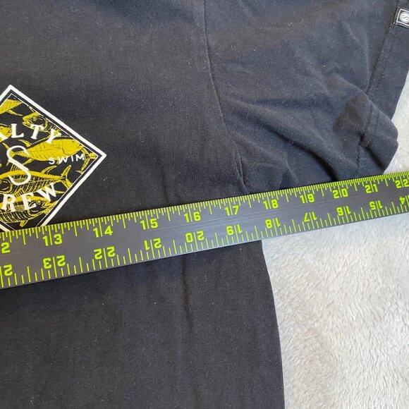 Salty Crew Mens Black Graphic Tee Shirt Medium Cotton Sink Or Swim Shirt - Picture 5 of 8